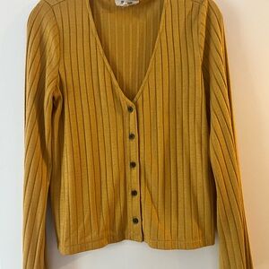 Madewell Golden Ribbed Sweater